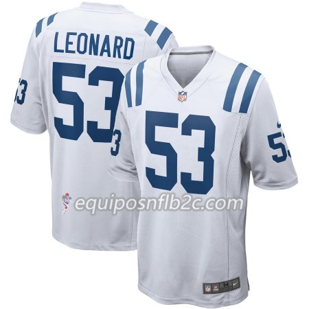Camiseta Hombre NFL Indianapolis Colts Darius Leonard 53 Nike Blanco